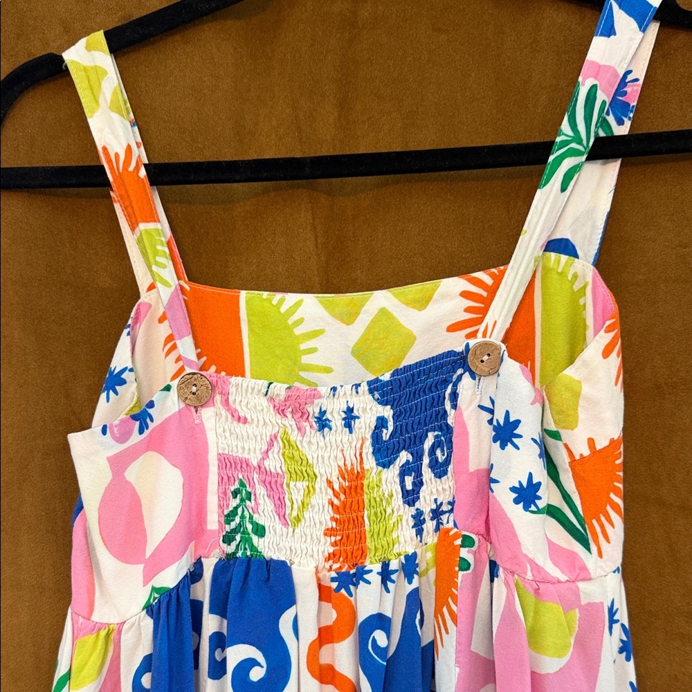 Petal and pup vibrant Sundress - Picture 2 of 6